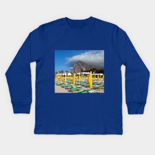 MAGIC BEACH of SAN VITO LO CAPO Kids Long Sleeve T-Shirt